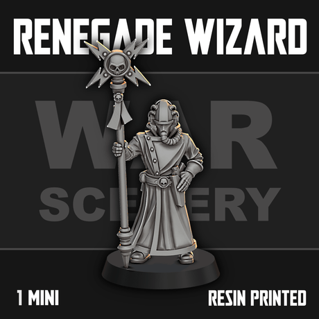Tabletop Terrain Miniature Renegade Wizard