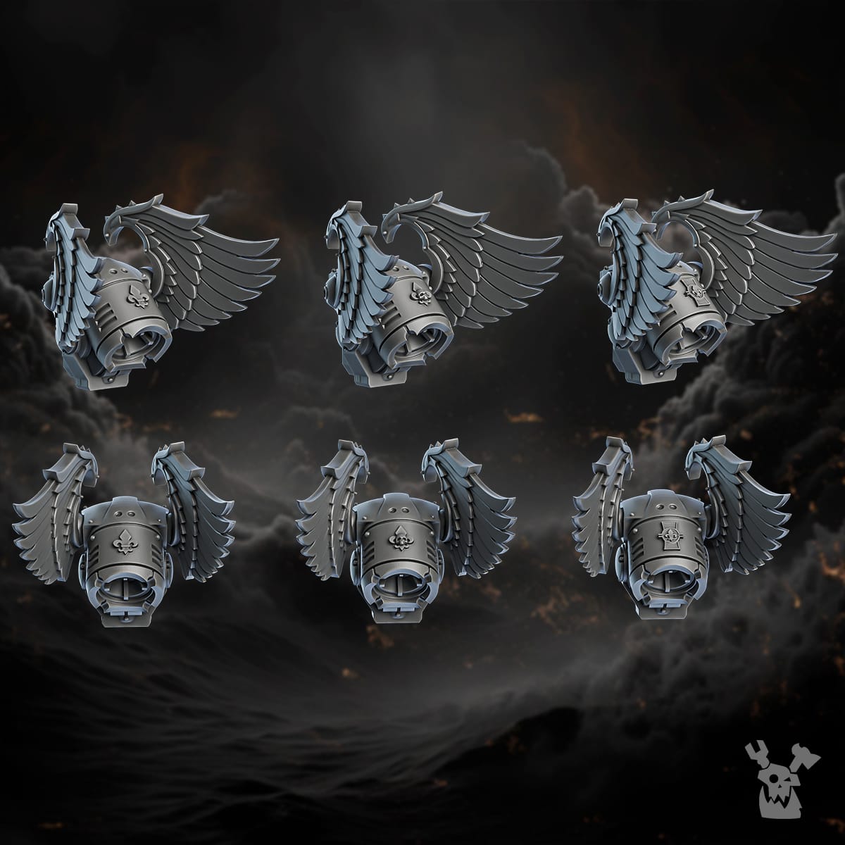 Tabletop Terrain Miniature Retribution Angels (build-kit)