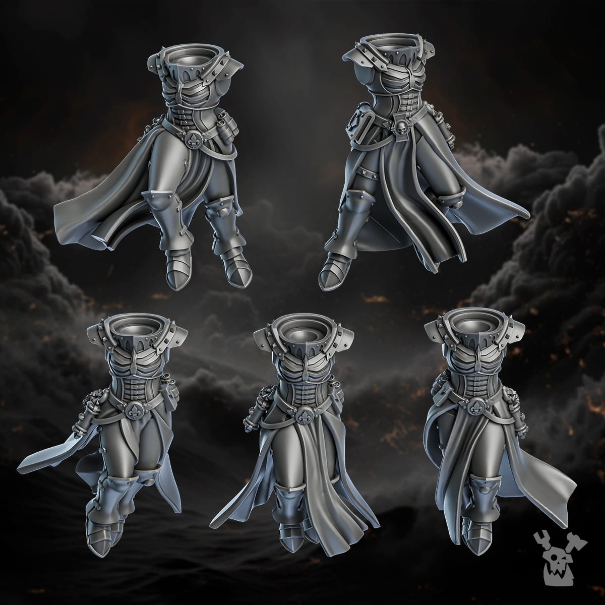 Tabletop Terrain Miniature Retribution Angels (build-kit)