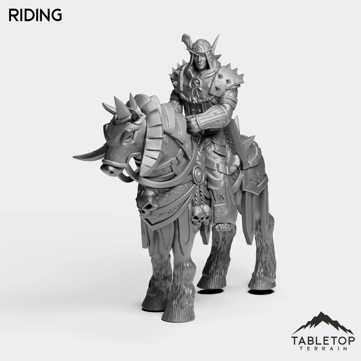Tabletop Terrain Miniature Riding DK Blood Elves