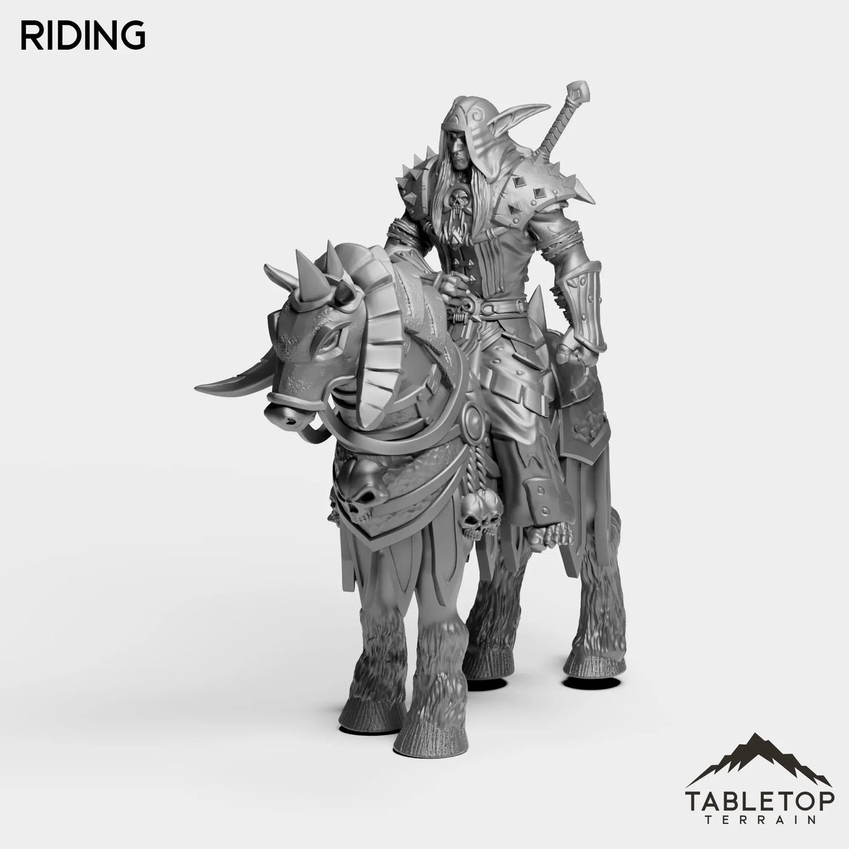 Tabletop Terrain Miniature Riding DK Elves