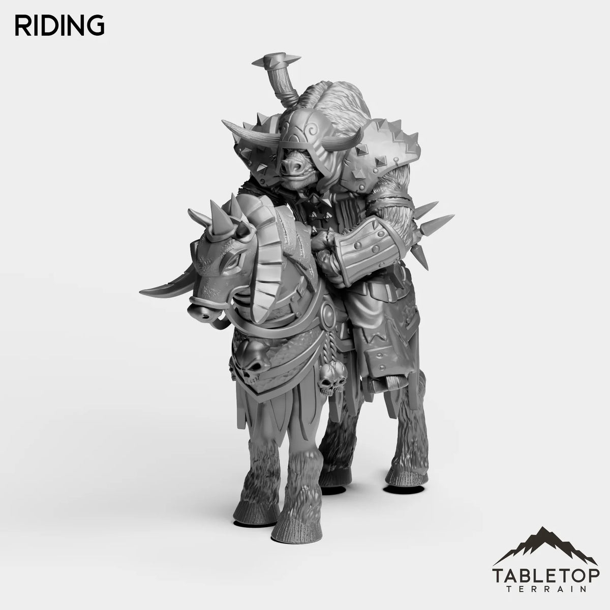 Tabletop Terrain Miniature Riding DK Minotaur