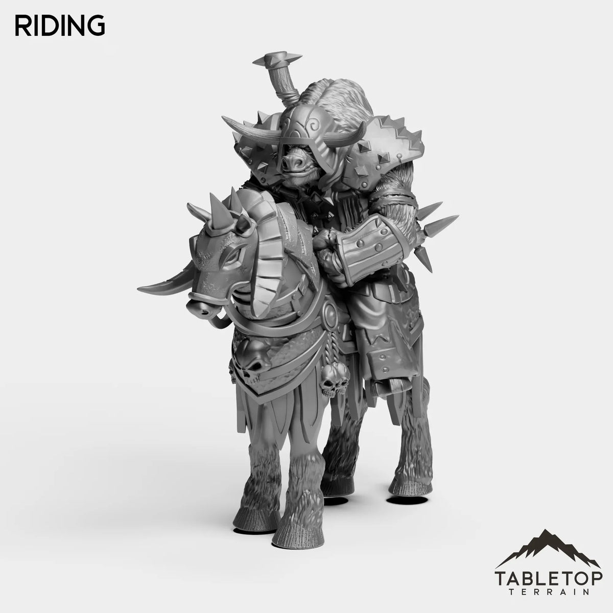Tabletop Terrain Miniature Riding DK Minotaurs