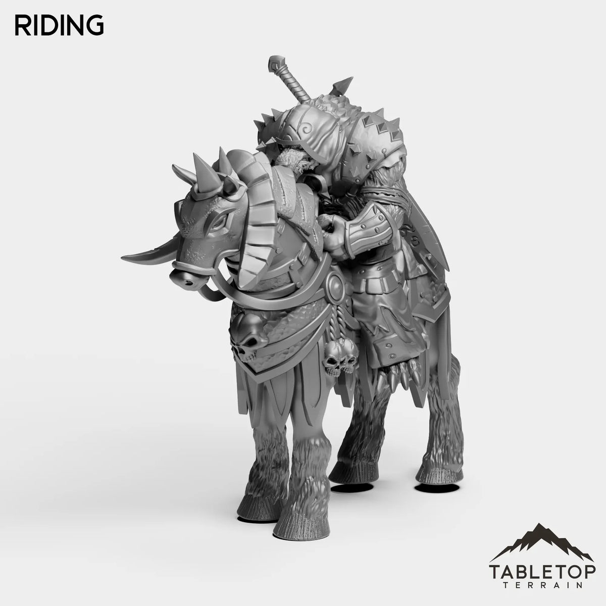 Tabletop Terrain Miniature Riding DK Werewolf