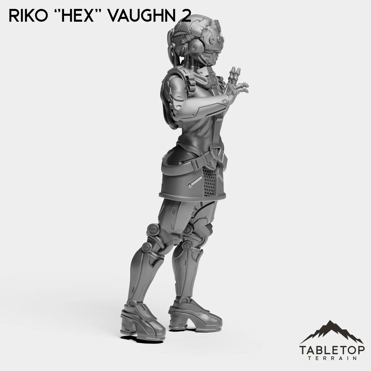 Tabletop Terrain Miniature Riko ''Hex'' Vaughn