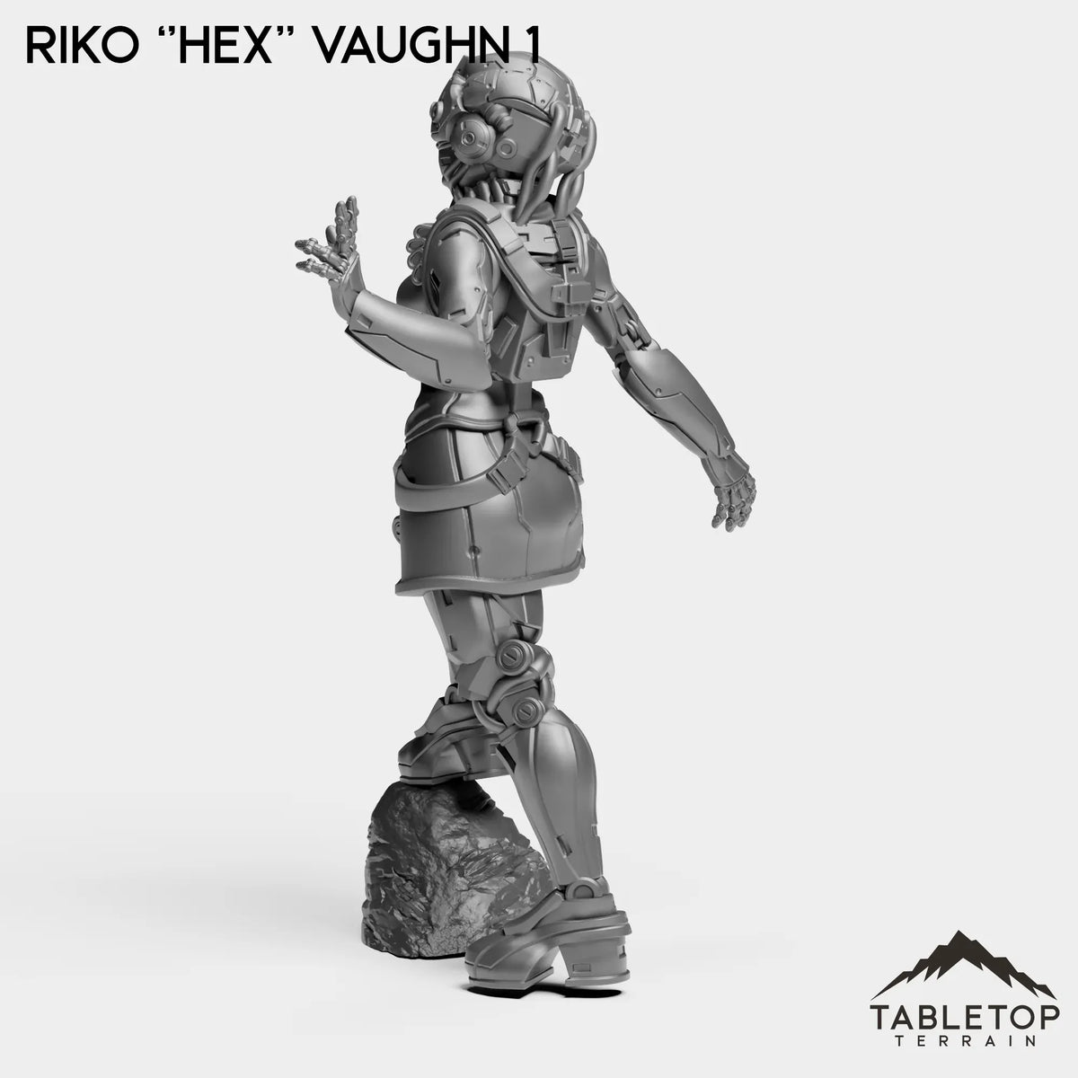 Tabletop Terrain Miniature Riko ''Hex'' Vaughn
