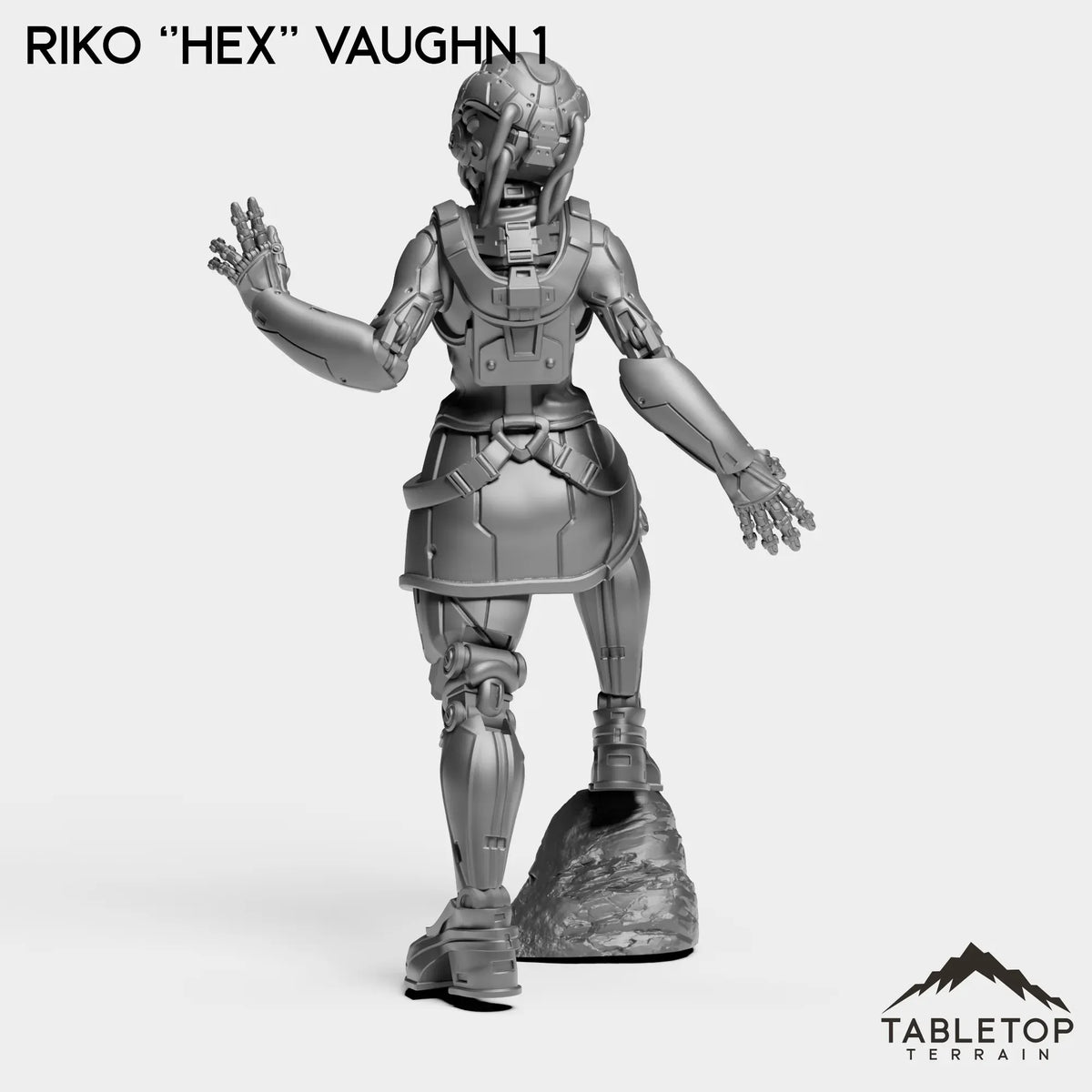 Tabletop Terrain Miniature Riko ''Hex'' Vaughn