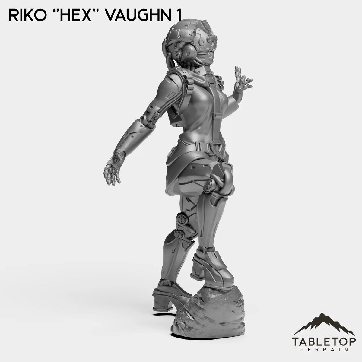 Tabletop Terrain Miniature Riko ''Hex'' Vaughn