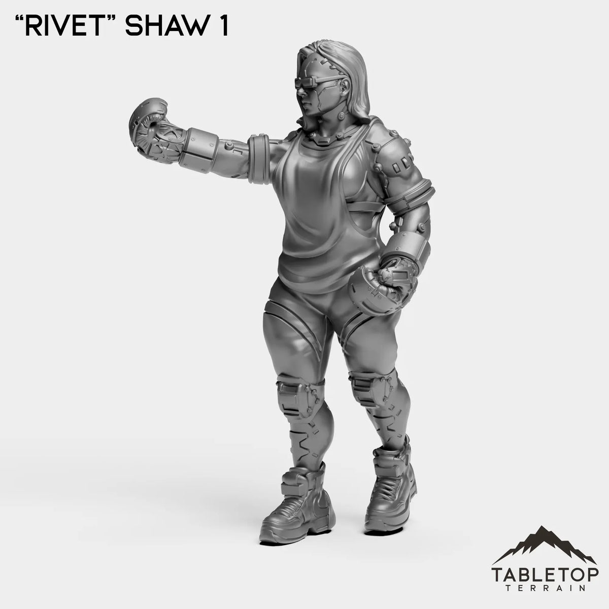Tabletop Terrain Miniature ''Rivet'' Shaw