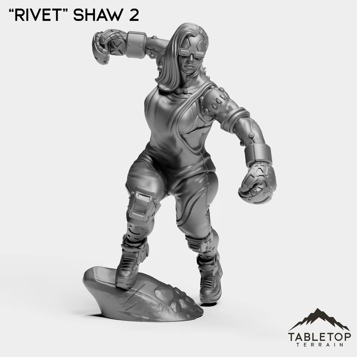 Tabletop Terrain Miniature “Rivet” Shaw 2 ''Rivet'' Shaw