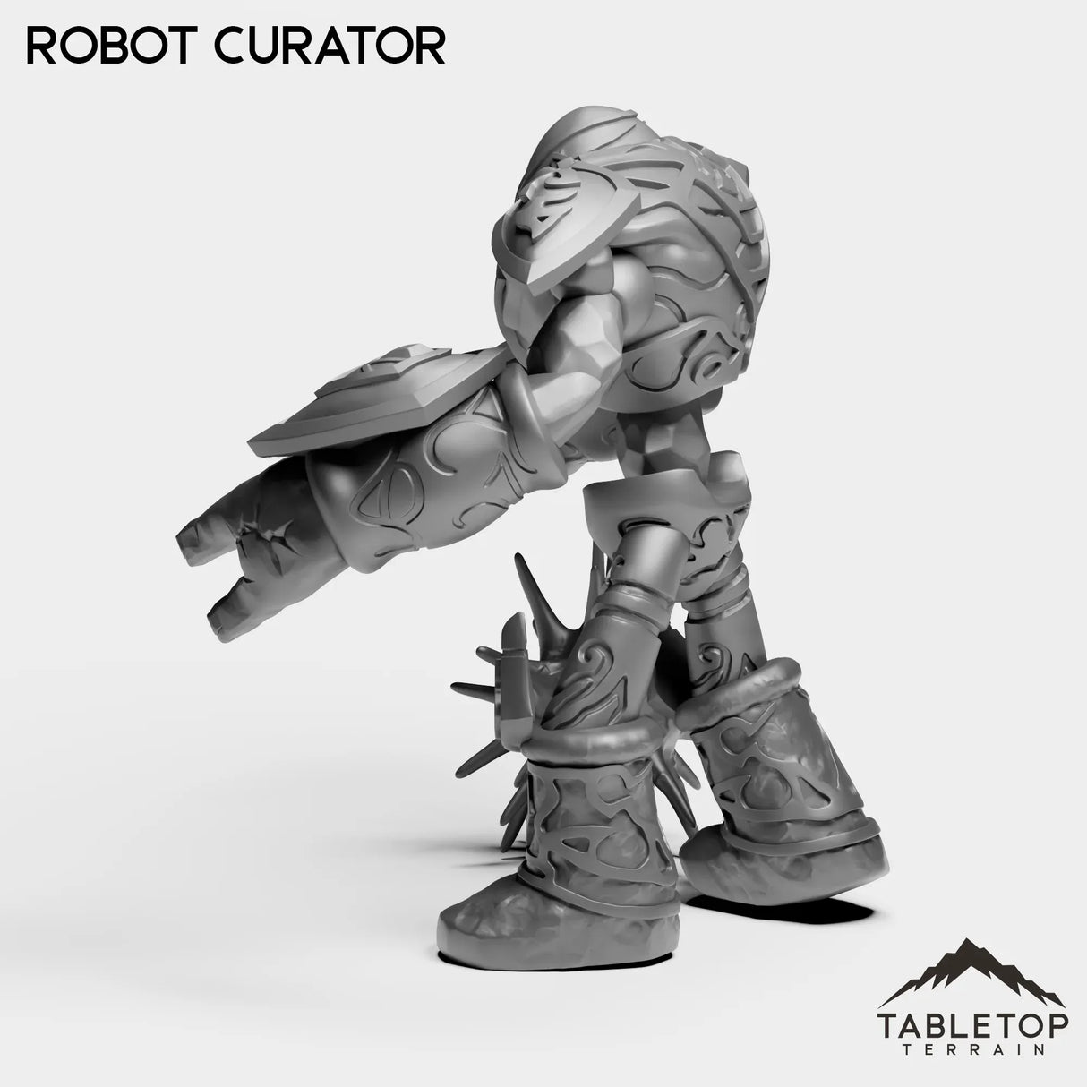 Tabletop Terrain Miniature Robot Curator
