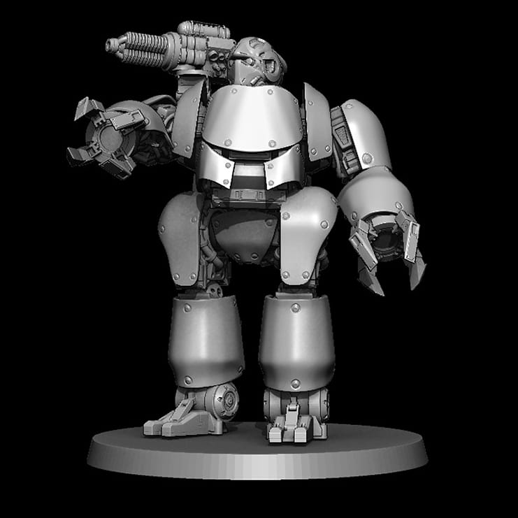 Tabletop Terrain Miniature ROBOT DROIDTEX