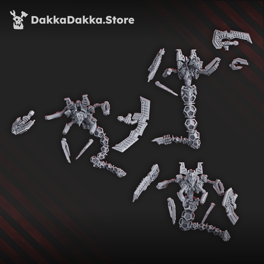 Tabletop Terrain Miniature Robot Legions Destroyer Snakes x3