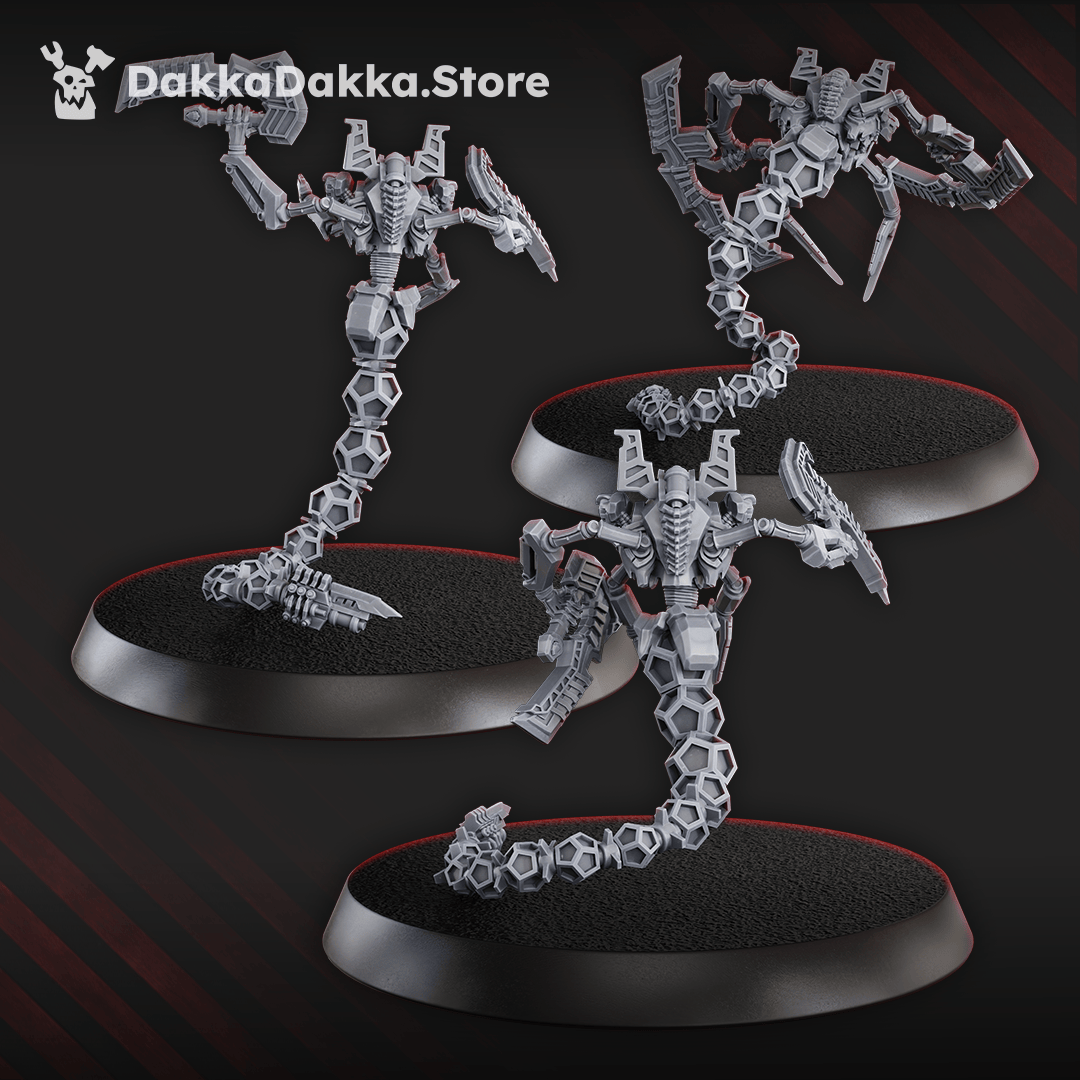 Tabletop Terrain Miniature Robot Legions Destroyer Snakes x3