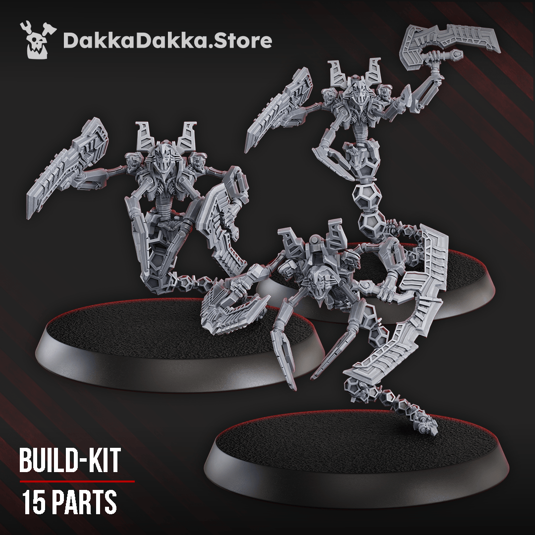 Tabletop Terrain Miniature Robot Legions Destroyer Snakes x3