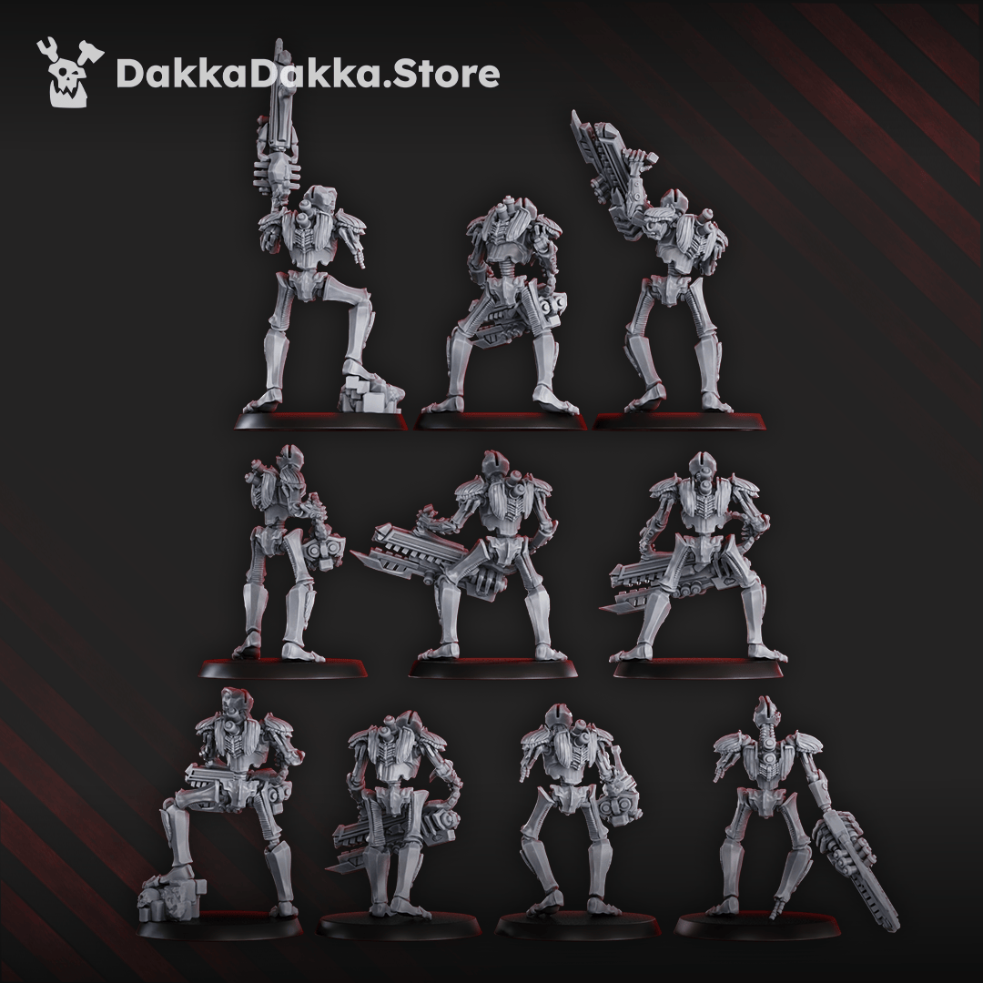 Tabletop Terrain Miniature Robot Legions Infantry Squad