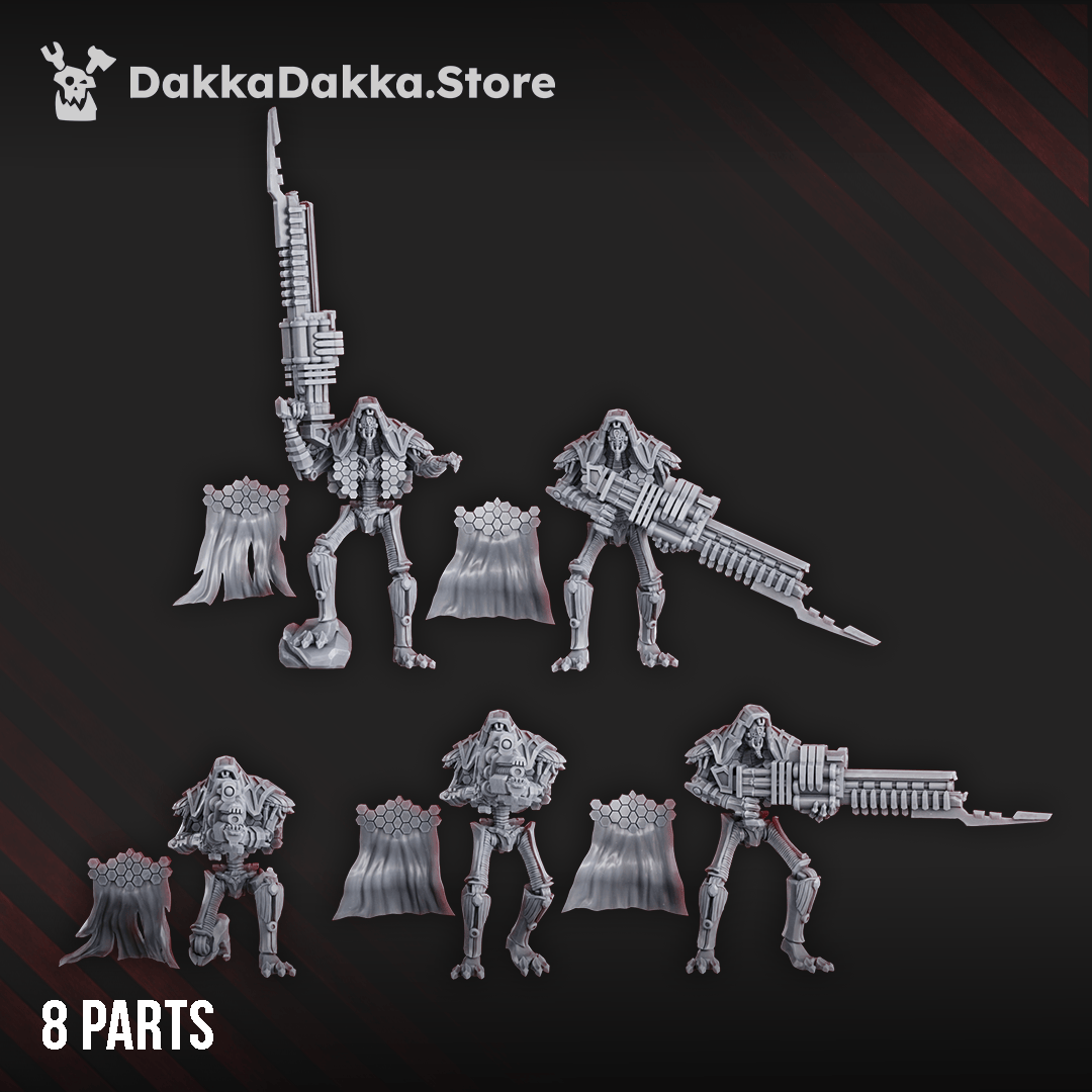 Tabletop Terrain Miniature Robot Legions Sniper Squad x5