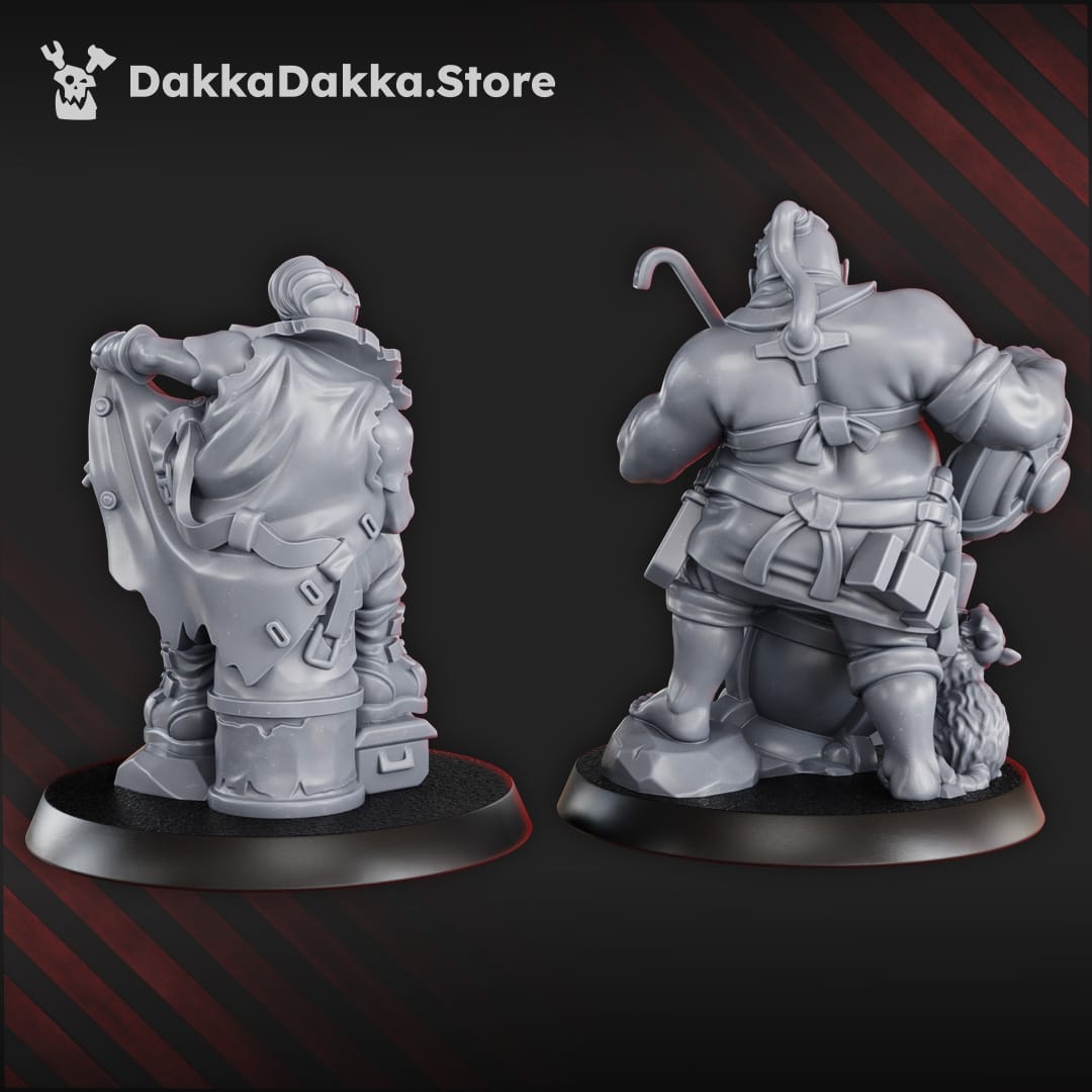 Tabletop Terrain Miniature Roght Le Chef & Spivier