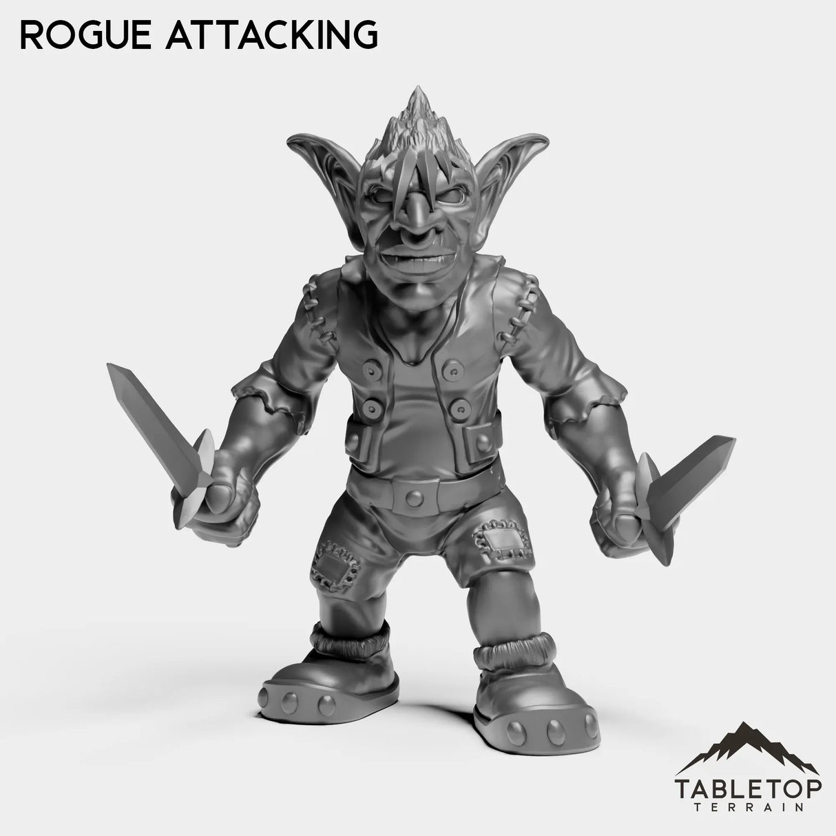 Tabletop Terrain Miniature Rogue Attacking Goblin Starters