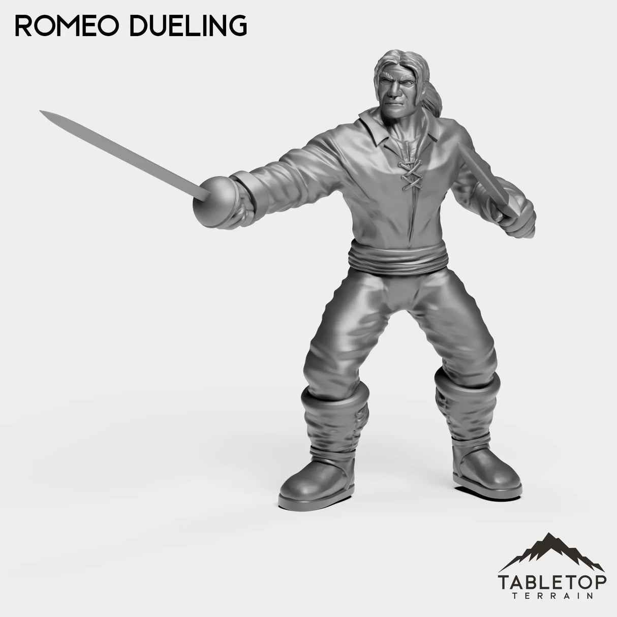 Tabletop Terrain Miniature Romeo Dueling Romeo and Juliette