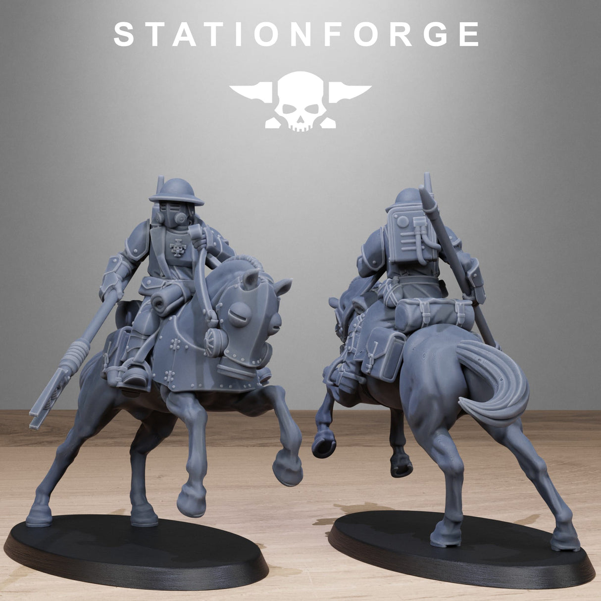 Tabletop Terrain Miniature RoyalGuard Cavalry