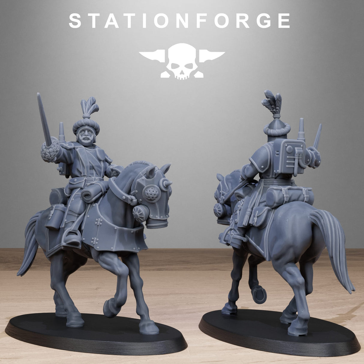 Tabletop Terrain Miniature RoyalGuard Cavalry
