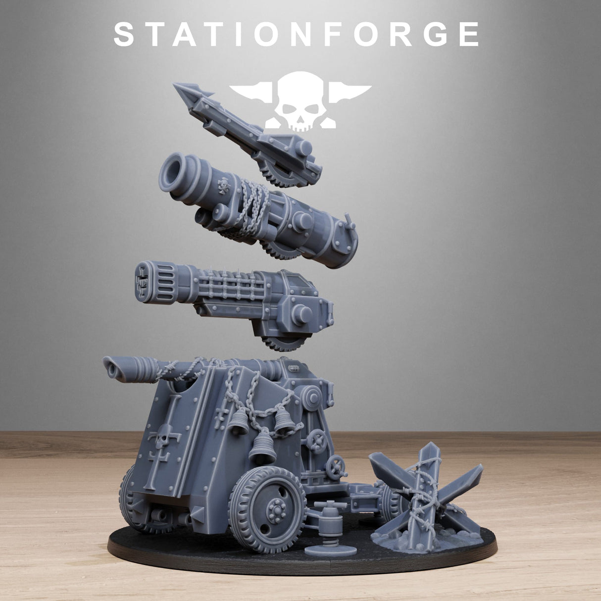 Tabletop Terrain Miniature RoyalGuard Light Artillery