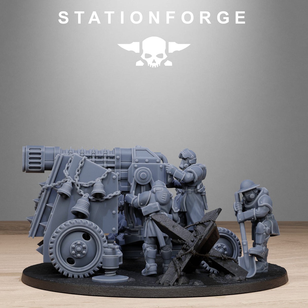 Tabletop Terrain Miniature RoyalGuard Light Artillery