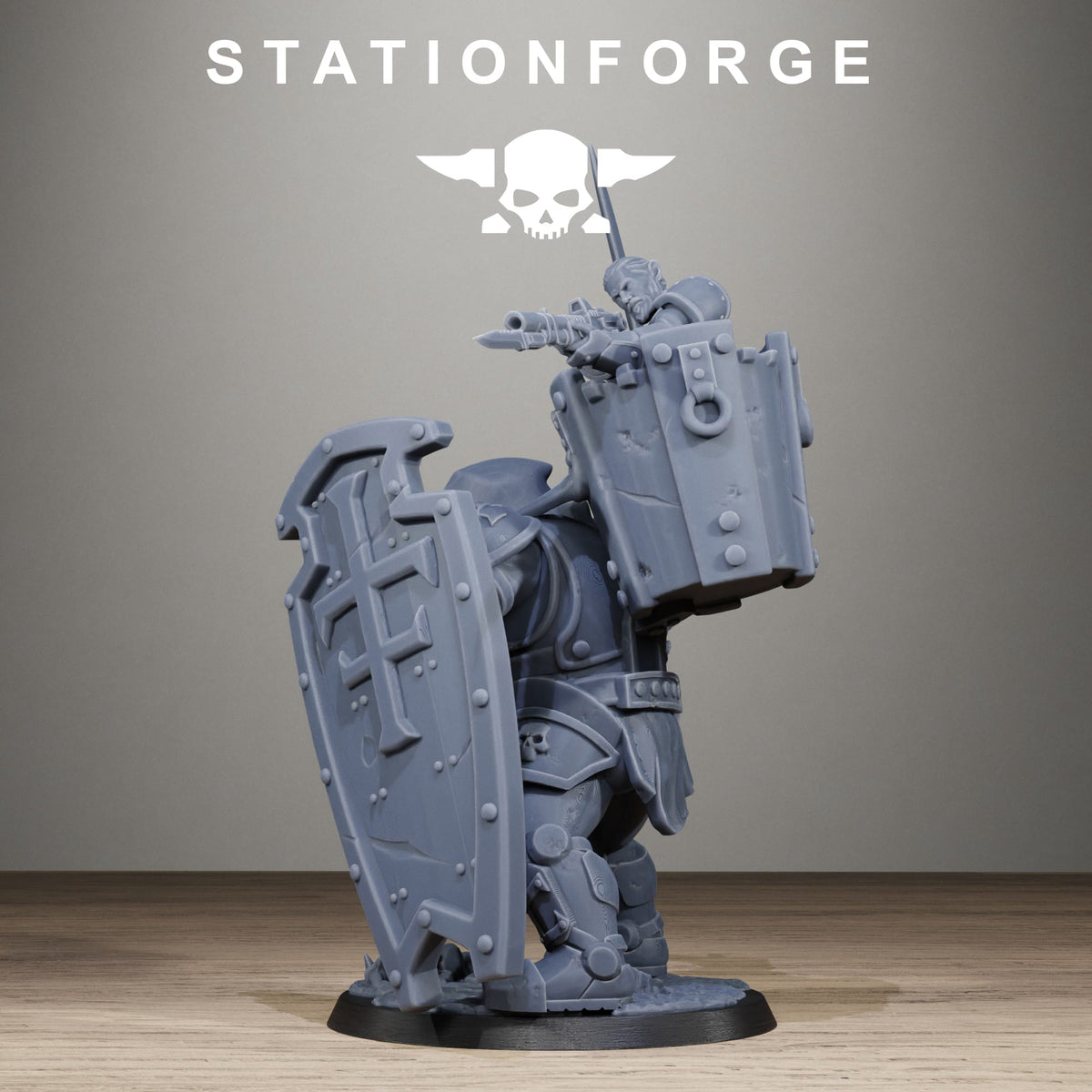 Tabletop Terrain Miniature RoyalGuard Shield Bearer