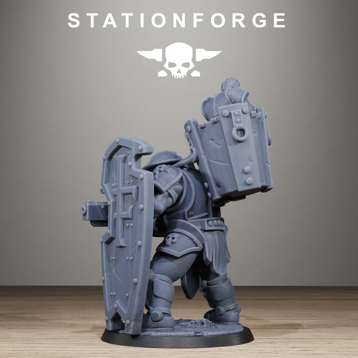Tabletop Terrain Miniature RoyalGuard Shield Bearer