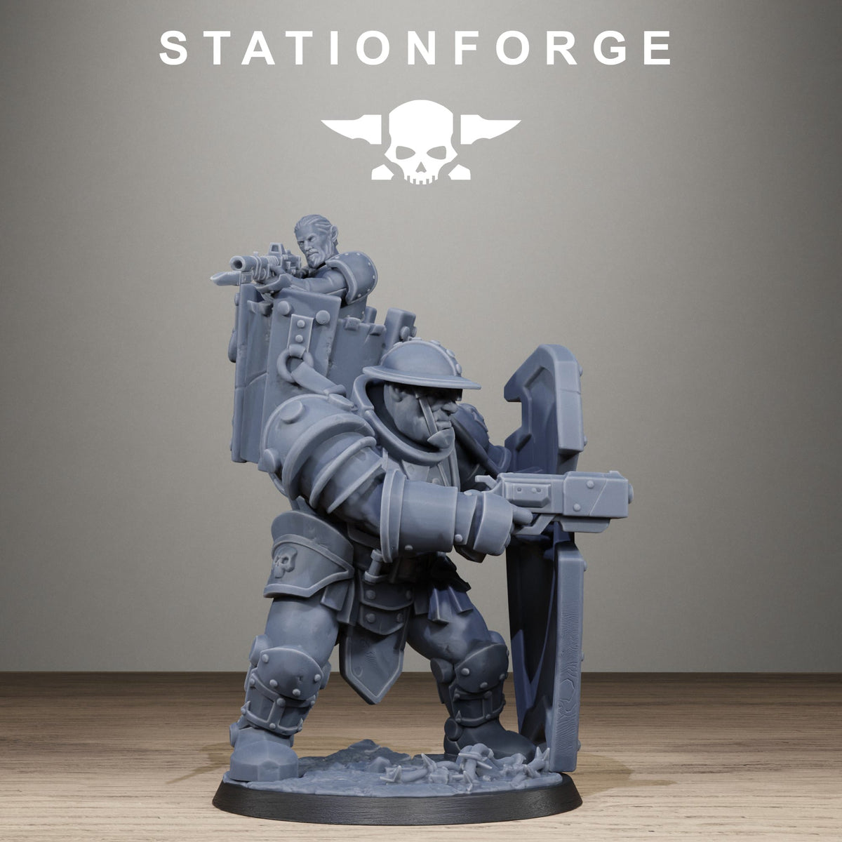Tabletop Terrain Miniature RoyalGuard Shield Bearer