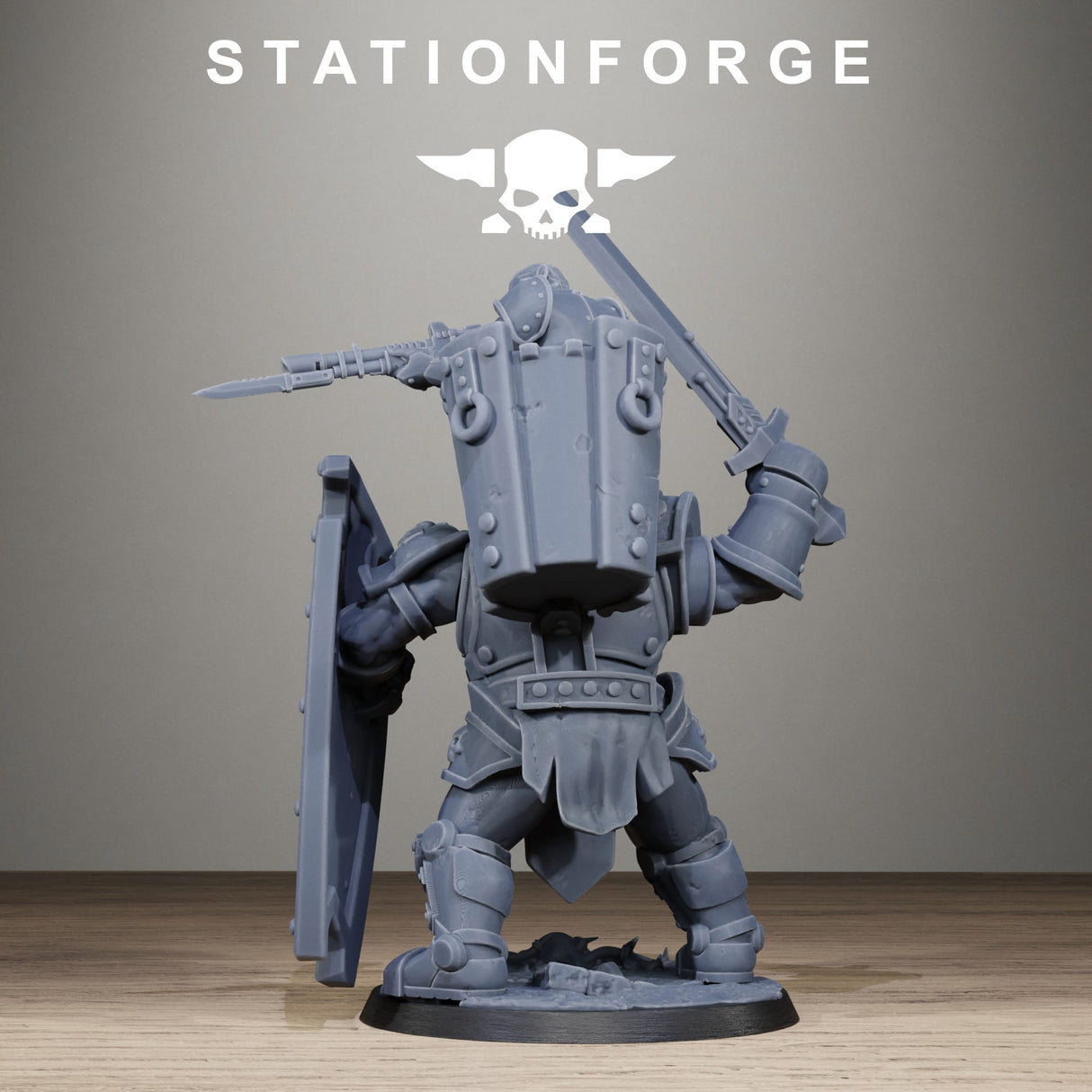 Tabletop Terrain Miniature RoyalGuard Shield Bearer