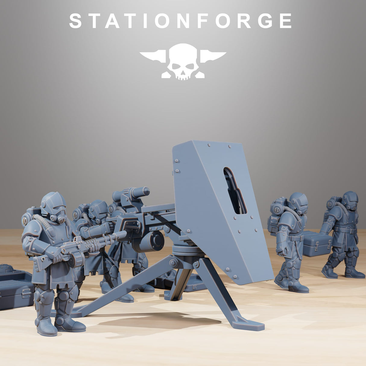 Tabletop Terrain Miniature RoyalGuard Support Systems