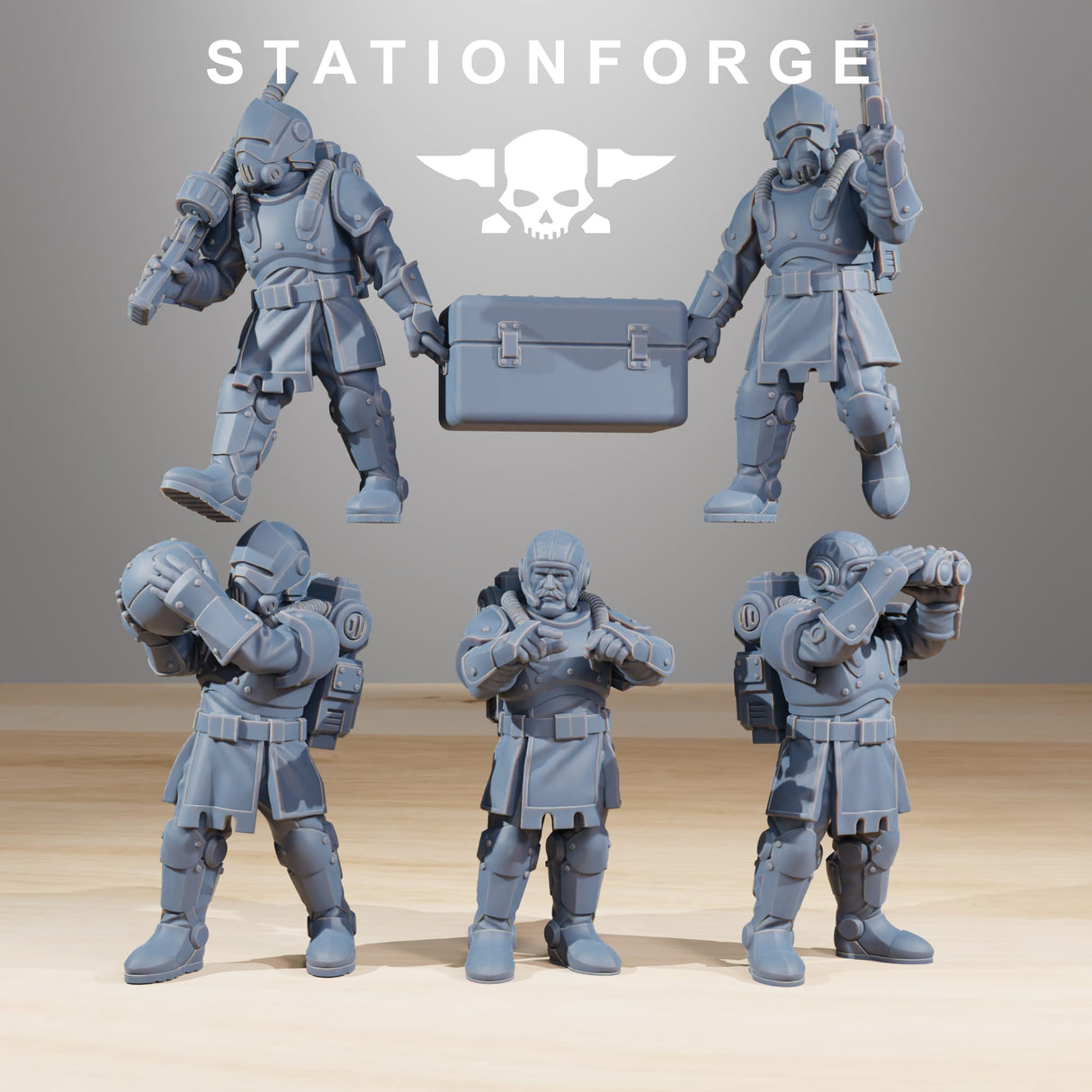 Tabletop Terrain Miniature RoyalGuard Support Systems