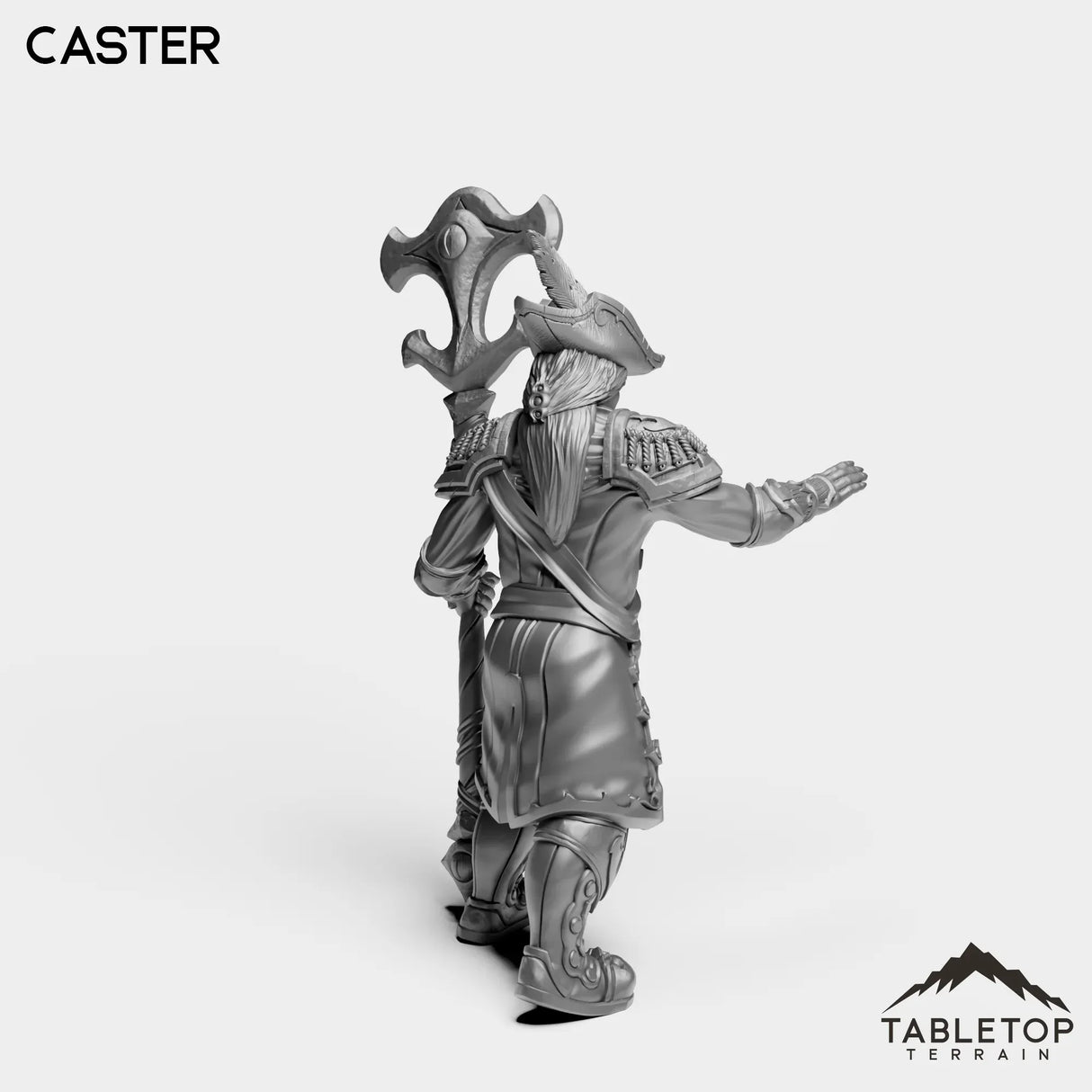 Tabletop Terrain Miniature Sailor Heritage Caster Female