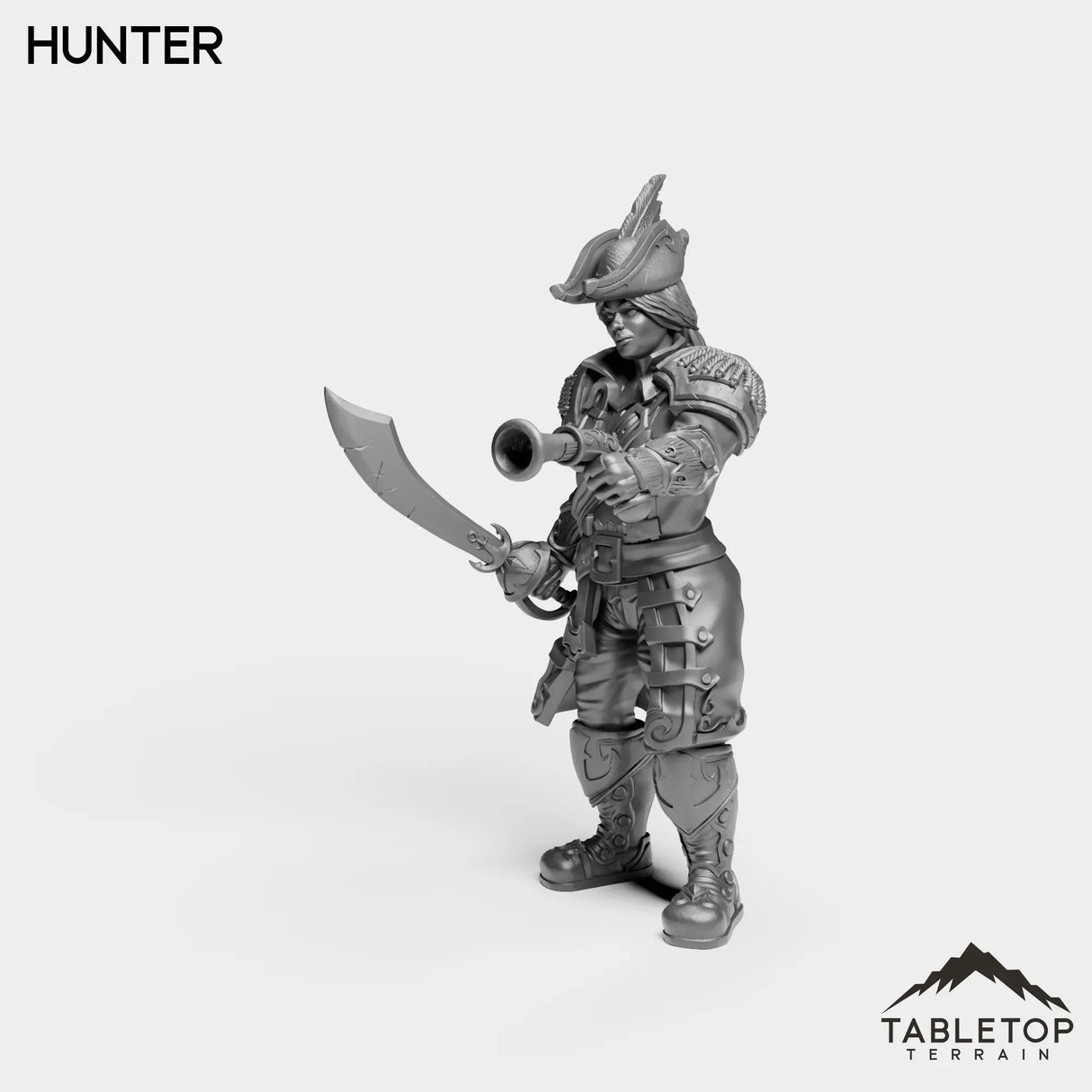 Tabletop Terrain Miniature Sailor Heritage Hunter Female