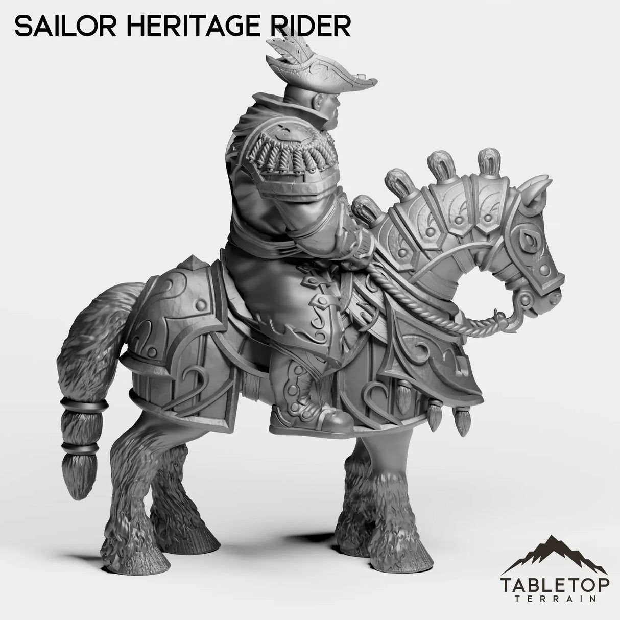 Tabletop Terrain Miniature Sailor Heritage Rider