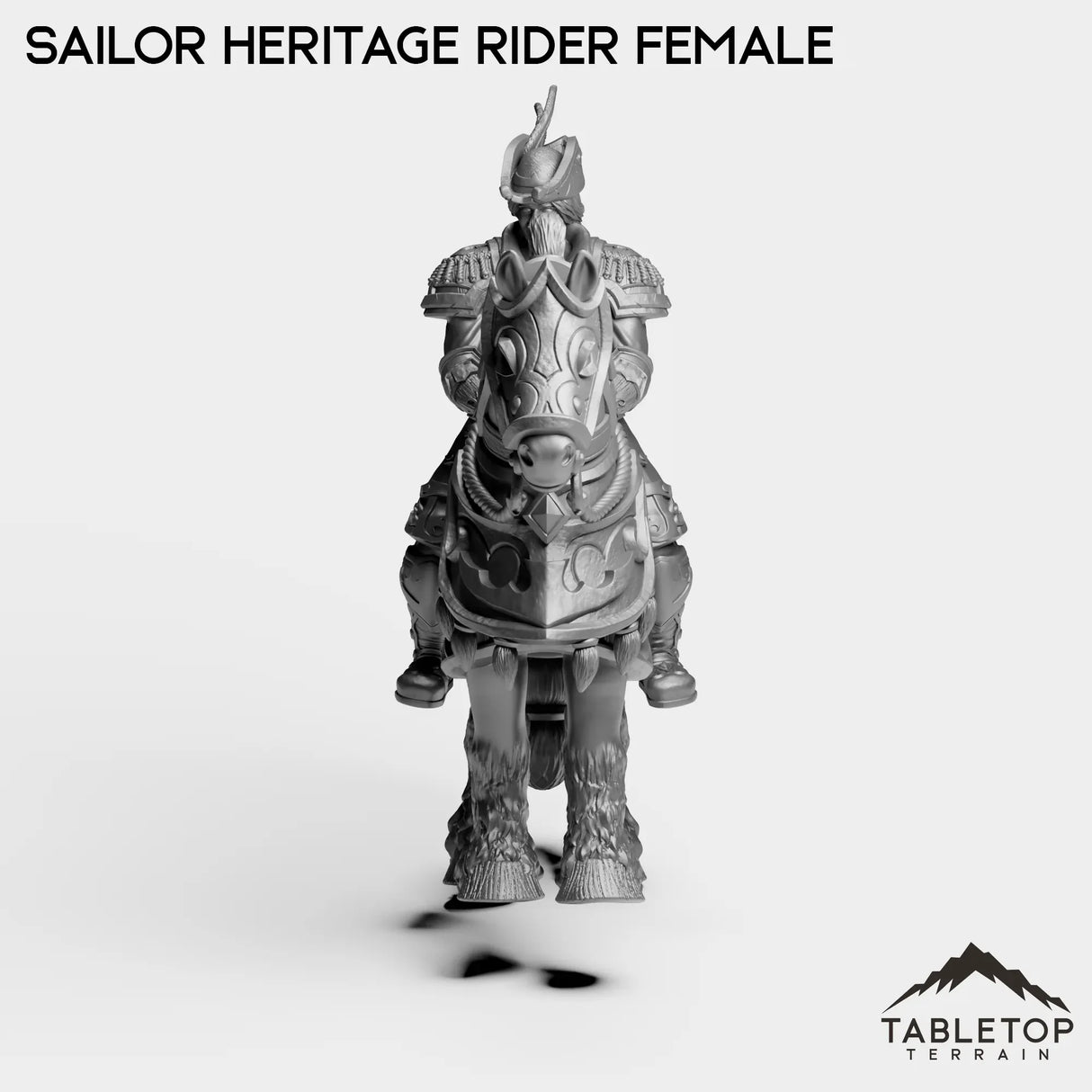 Tabletop Terrain Miniature Sailor Heritage Rider Female