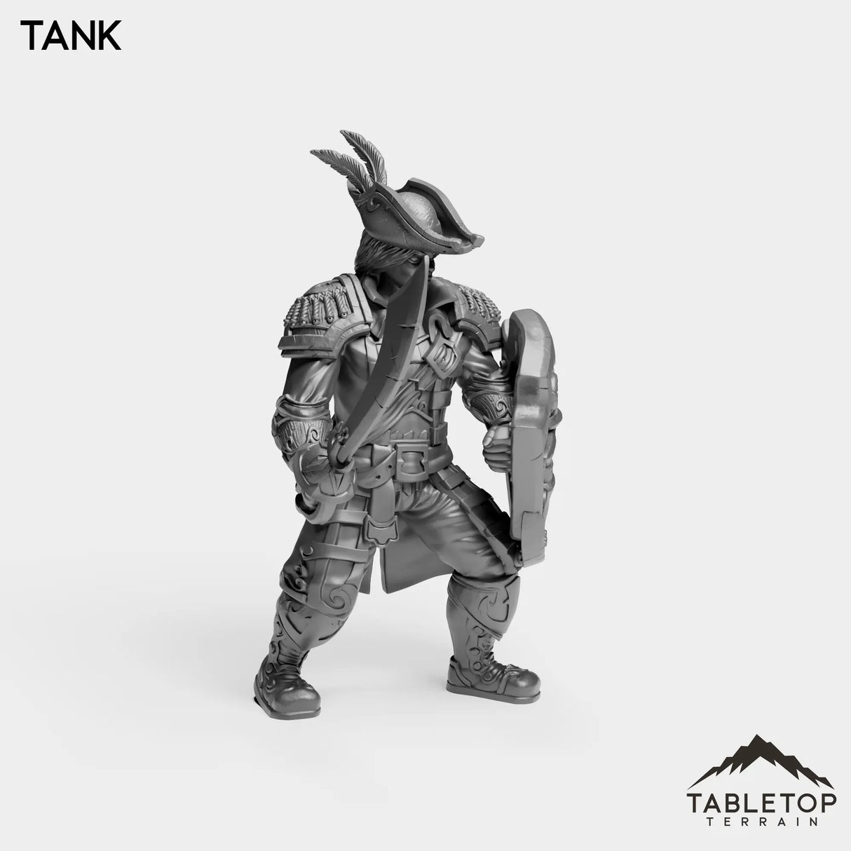 Tabletop Terrain Miniature Sailor Heritage Warrior Female