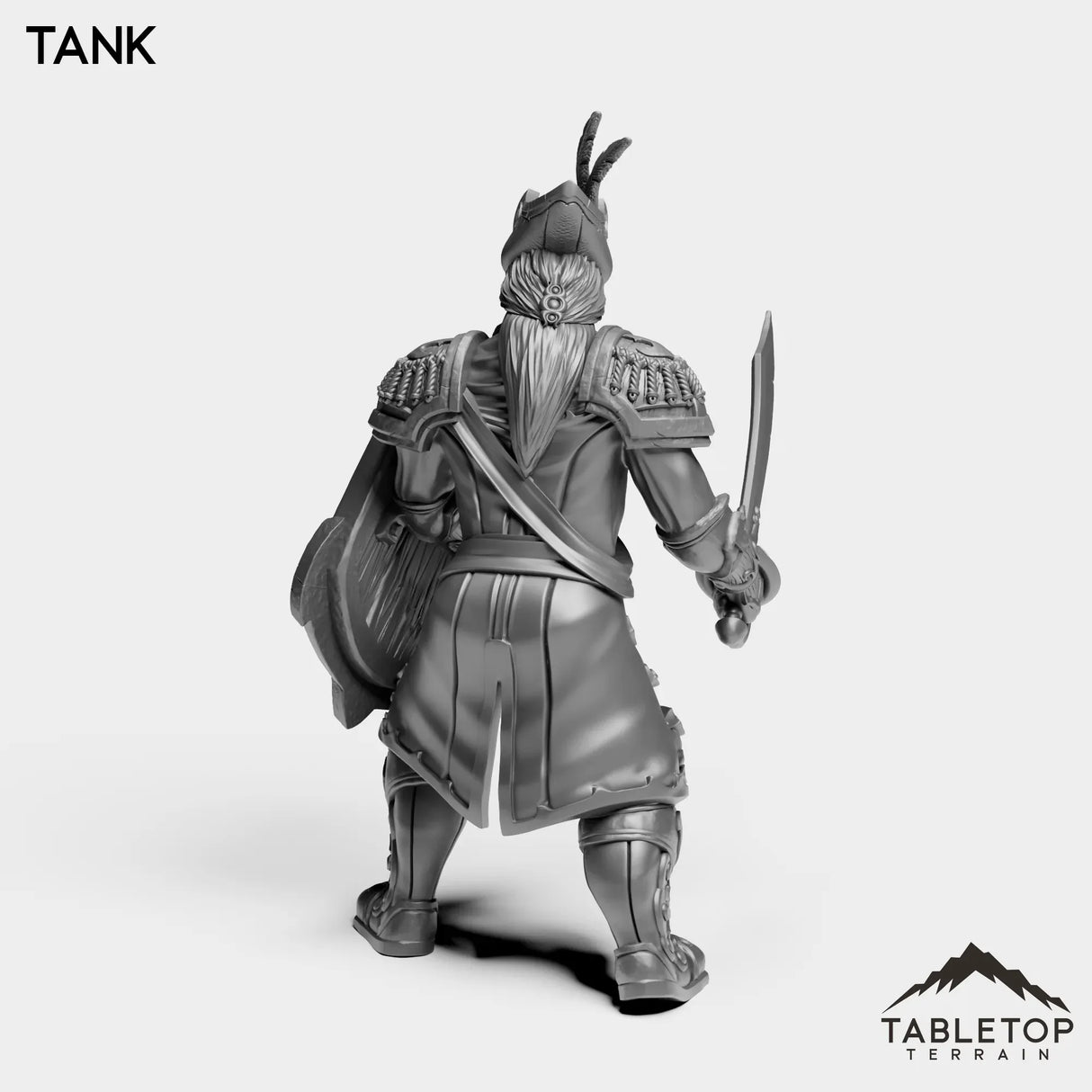 Tabletop Terrain Miniature Sailor Heritage Warrior Female