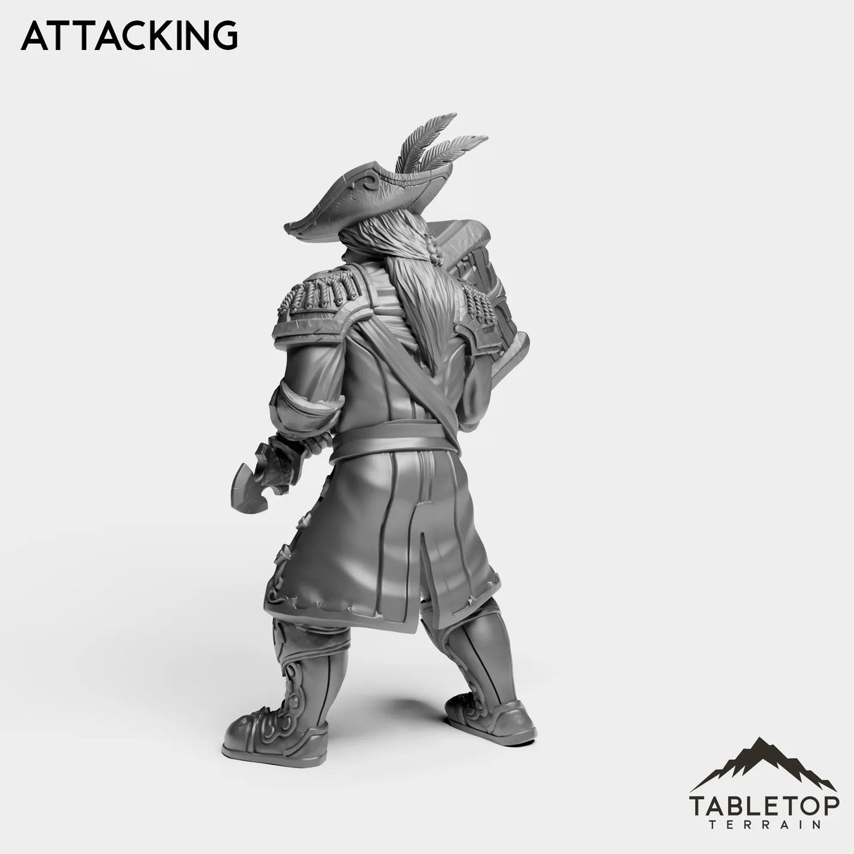 Tabletop Terrain Miniature Sailor Heritage Warrior Female