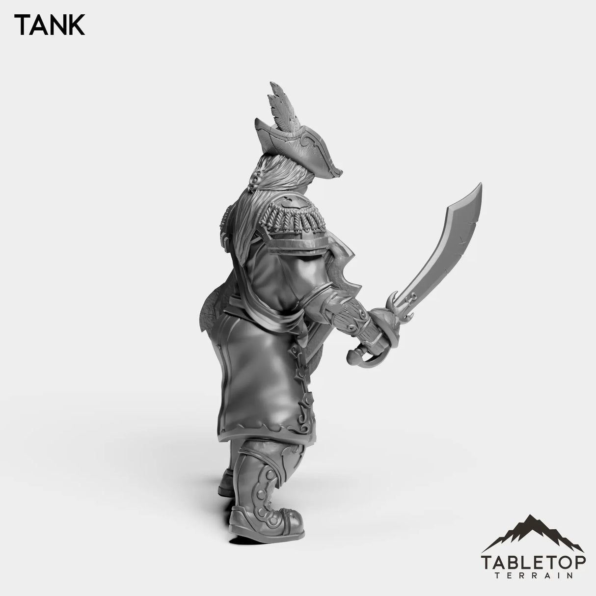 Tabletop Terrain Miniature Sailor Heritage Warrior Female