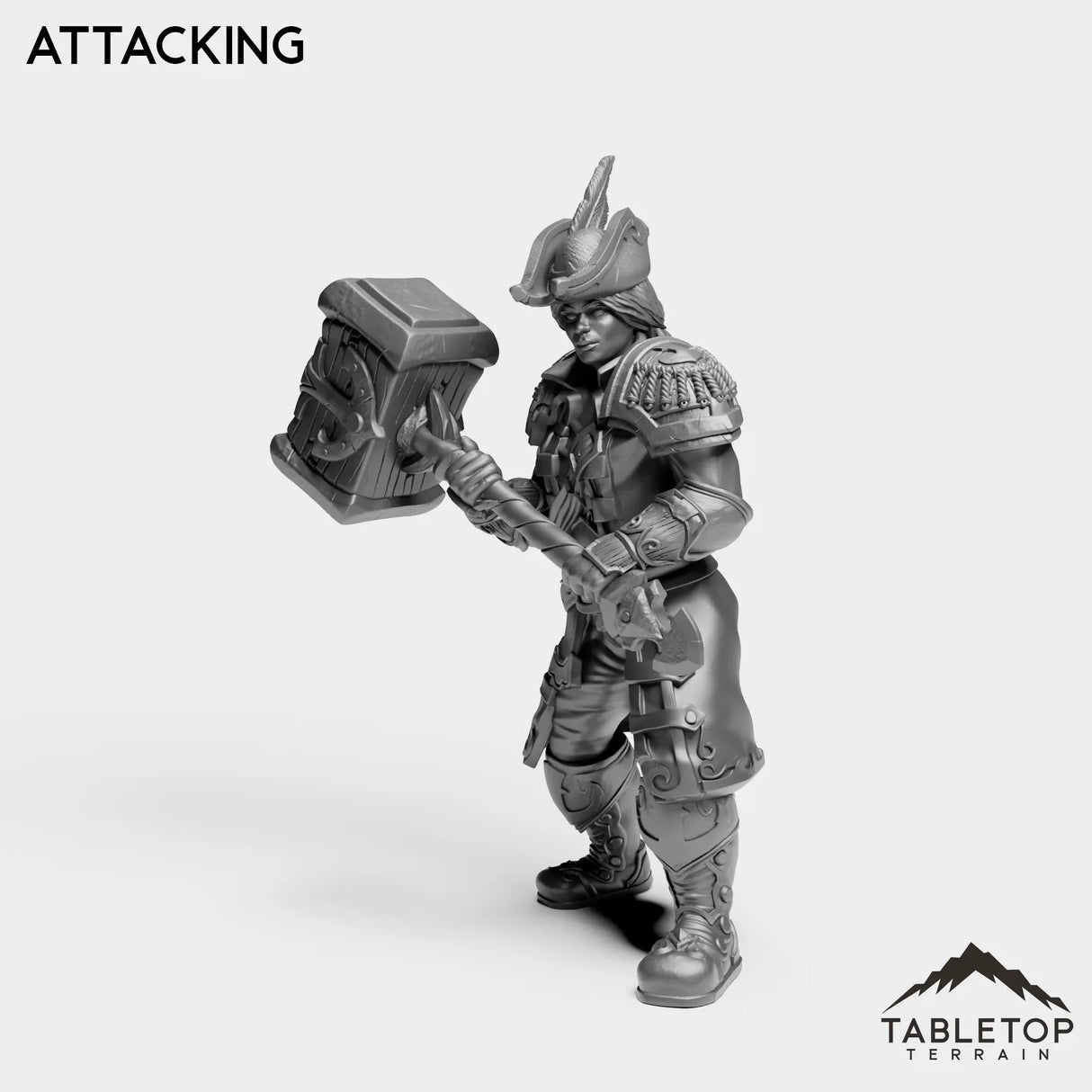 Tabletop Terrain Miniature Sailor Heritage Warrior Female