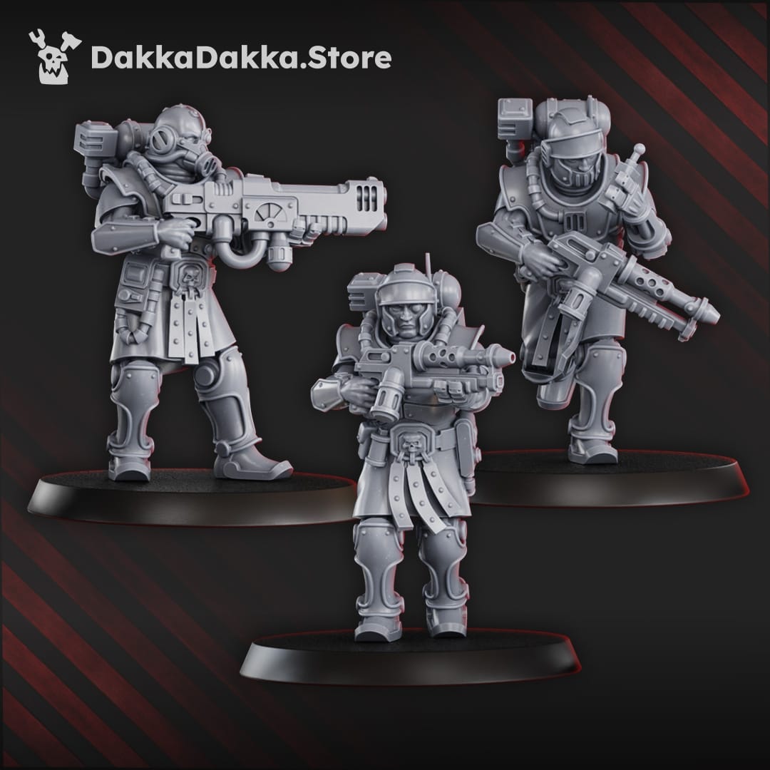Tabletop Terrain Miniature Satellitum Mechguards Squad (x10)