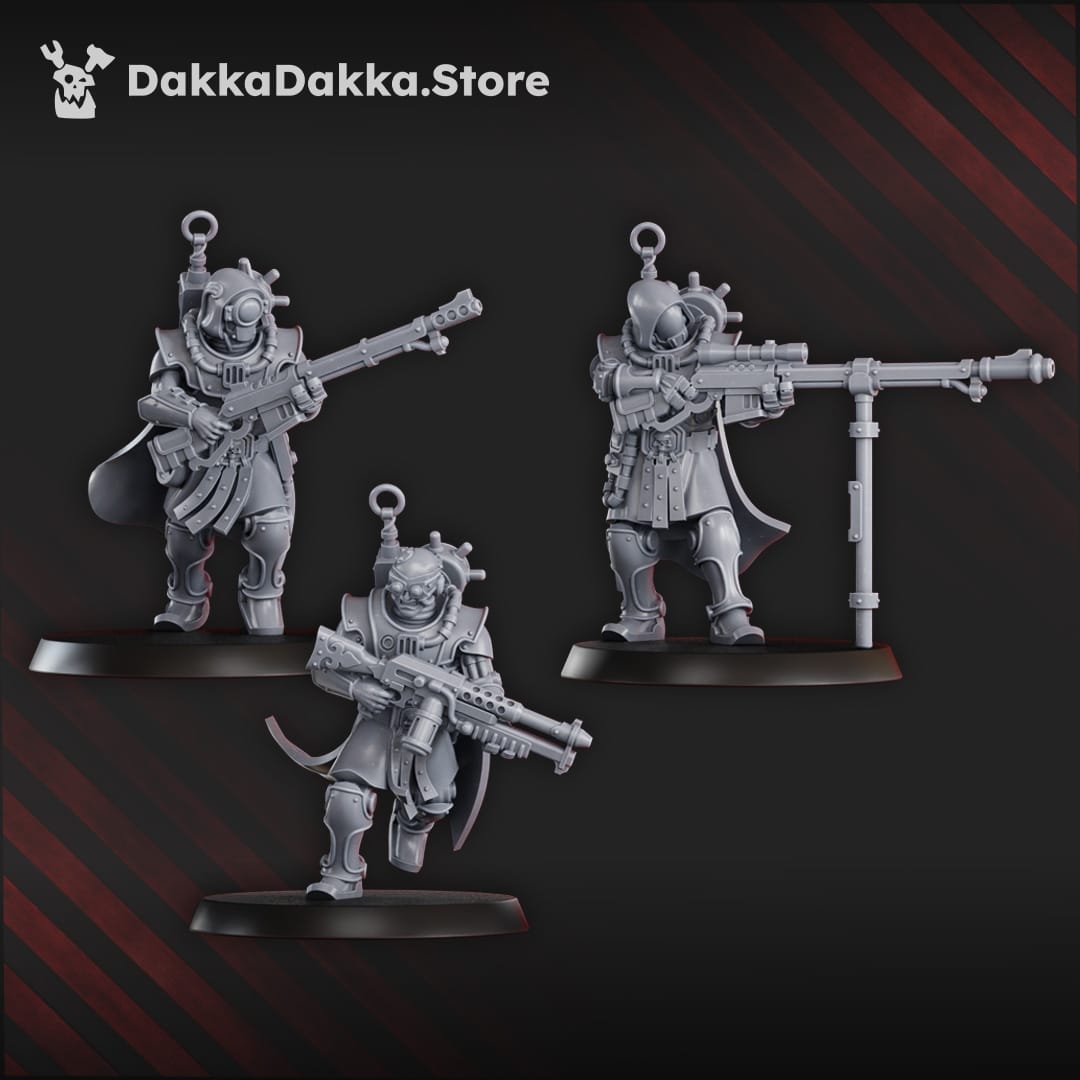 Tabletop Terrain Miniature Satellitum Ranged Squad (x10)
