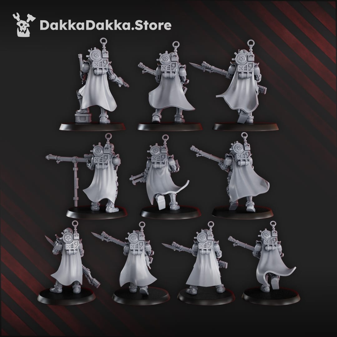 Tabletop Terrain Miniature Satellitum Ranged Squad (x10)