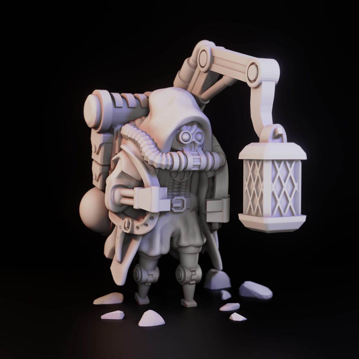Tabletop Terrain Miniature Scavenger Adventurer