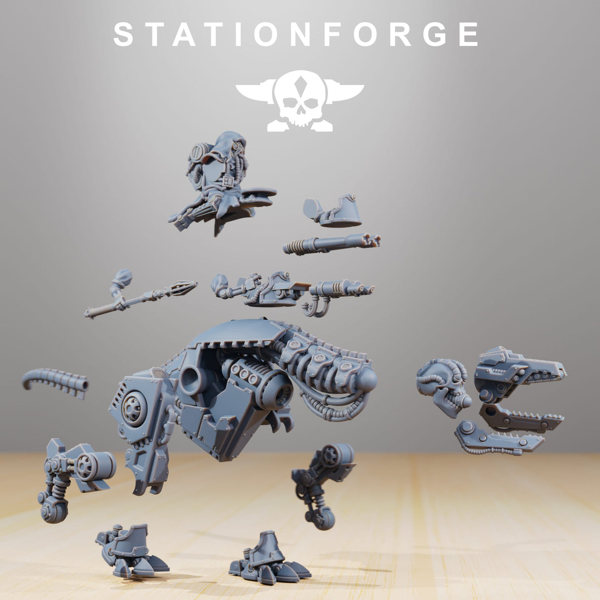 Tabletop Terrain Miniature Scavenger Alpha Rider