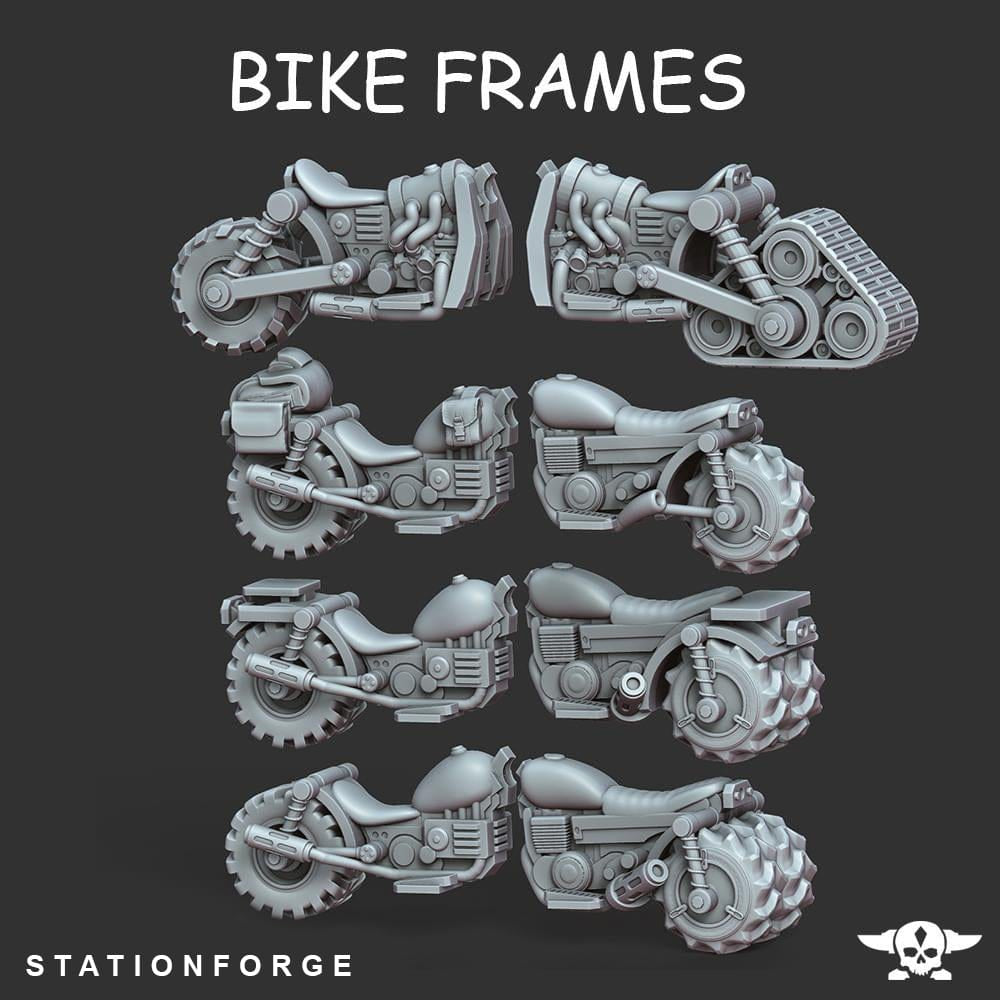 Tabletop Terrain Miniature Scavenger Bikers