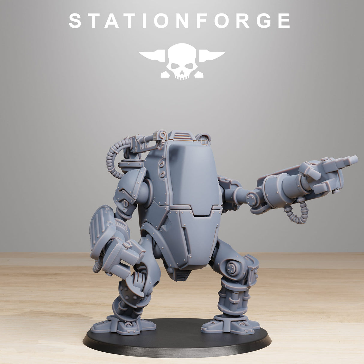 Tabletop Terrain Miniature Scavenger Clankers